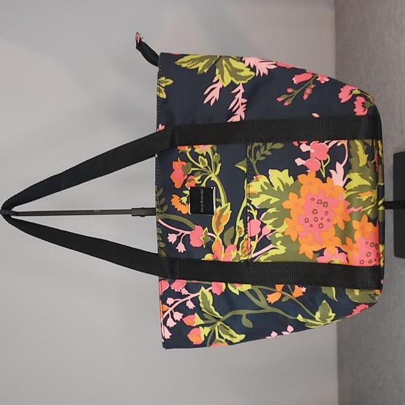 Isaac Mizrahi Floral Patterned Insulated Lunch Tote Cooler Bag - Picture 12 of 14